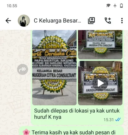 Pengiriman Papan Bunga Duka Panjunan Lemah Wungkuk